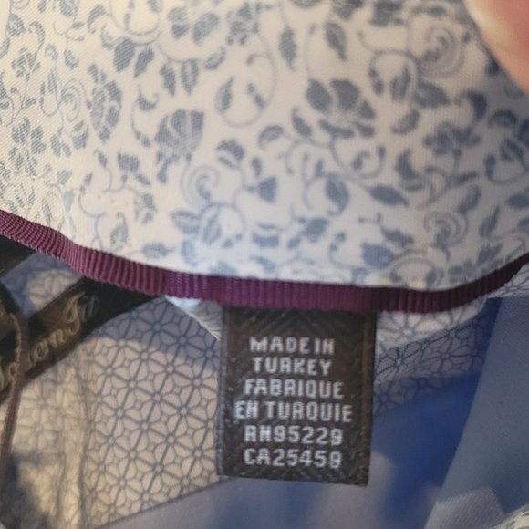 Ted Baker NWT Mens Long Sleeve Satin Stretch Shirt Modern Fit - Picture 7 of 12